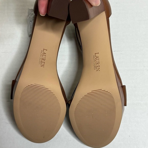 Lauren Ralph Lauren Brown Sylvia Heel NEW Size 10 - Picture 8 of 10